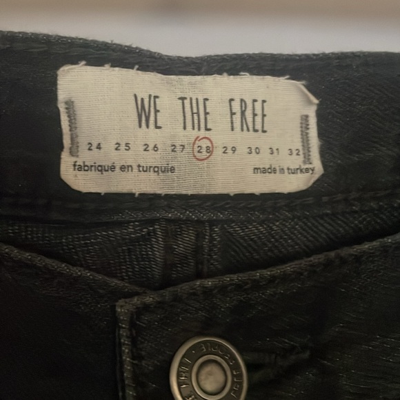 Relaxed Fit Free People Distressed Denim - Picture 7 of 9